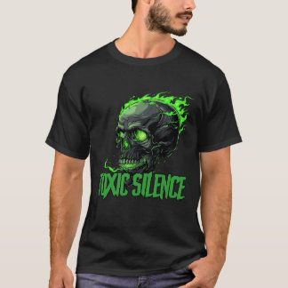 "Toxic Silence" T-shirt med logo + text Tシャツ