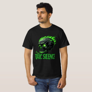 "Toxic Silence" T-shirt med logo + text Tシャツ