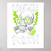 Toxic Skull Drifter Sticker  ポスター (正面)