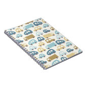Toy Cars & Trucks | Dusty Blue Beig ノートブック (右側)