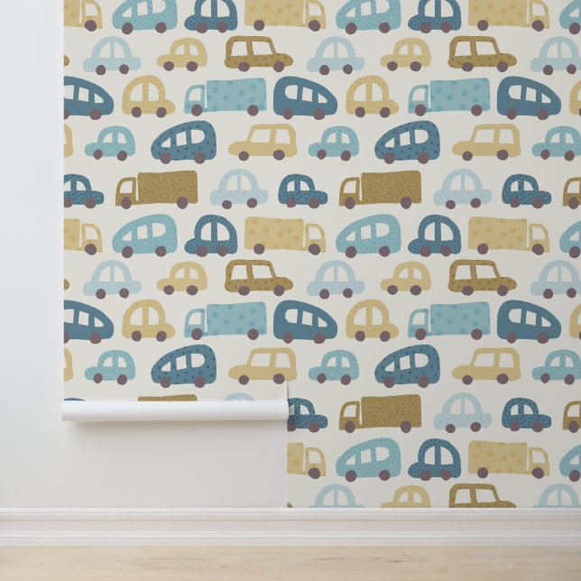 Toy Cars & Trucks | Dusty Blue Beig 壁紙 (アプリケーション)