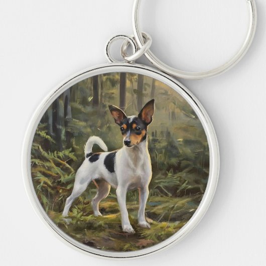 Toy Fox Terrier キーホルダー (正面)
