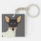 Toy Fox Terrier キーホルダー (裏面)