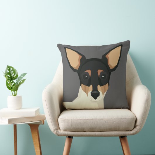 Toy Fox Terrier クッション (椅子)