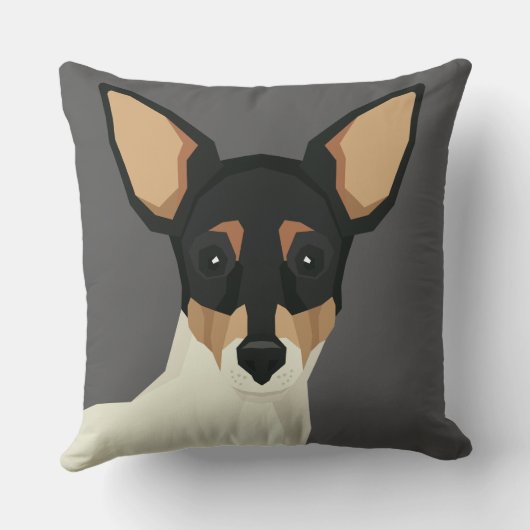 Toy Fox Terrier クッション (裏面)