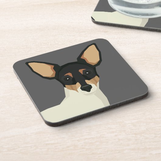 Toy Fox Terrier コースター (左側)