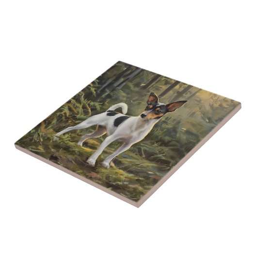 Toy Fox Terrier タイル (側面)