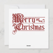 Toy Shop Window Christmas Greeting Card シーズンカード (裏面)