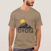 Toyota Mountain Logo Small Chestleft Size Tシャツ (正面)