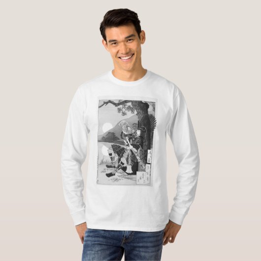 Toyotomi Hideyoshi Samurai Art Tシャツ (正面フル)