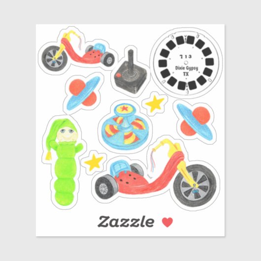 Toys of the 80's シール (シート)