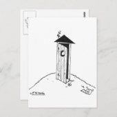 TPは離れ家からの遠くに転がります ポストカード (正面/裏面)