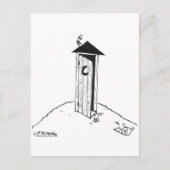 TPは離れ家からの遠くに転がります ポストカード (正面)