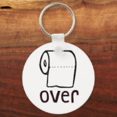 TPトイレ紙オーバー キーホルダー (正面)