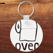 TPトイレ紙オーバー キーホルダー (正面)