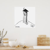 TP転が遠くにがOuthouseから ポスター (キッチン)