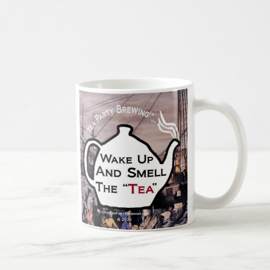 TP0112は臭いの茶マグを目覚めます コーヒーマグカップ (右)