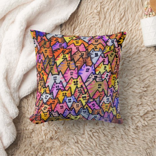 TP – ネコ クッション (ブランケット)