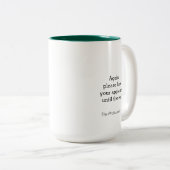 TPII，グランピー卒業PhDウサギのマグ  ツートーンマグカップ (正面右)