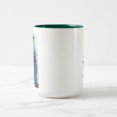 TPII，グランピー卒業PhDウサギのマグ  ツートーンマグカップ (中央)