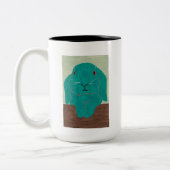 TPII "私は私のPhDについての混合感覚"マグカップ ツートーンマグカップ (左)