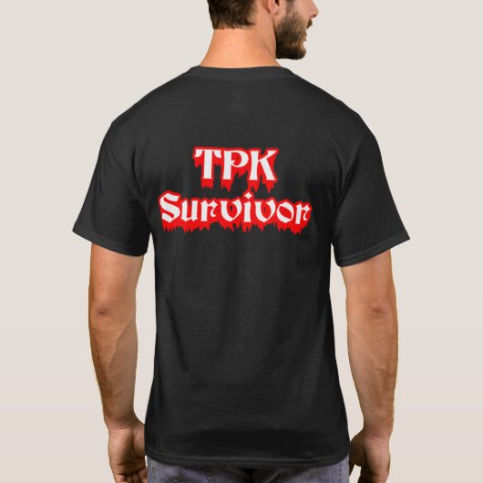 TPKの生存者の報酬 Tシャツ (裏面)