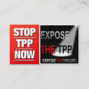 TPPの名刺をストップ 名刺