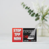 TPPの名刺をストップ 名刺 (スタンド正面)