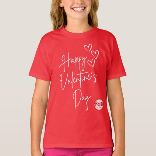 TQM - Happy Valentine's Day Tシャツ (正面)