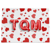 TQM Valentine’s & Galentine’s ラージペーパーバッグ (正面)