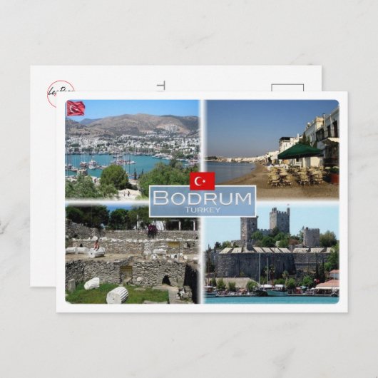 TRトルコ – Bodrum - ポストカード (正面/裏面)