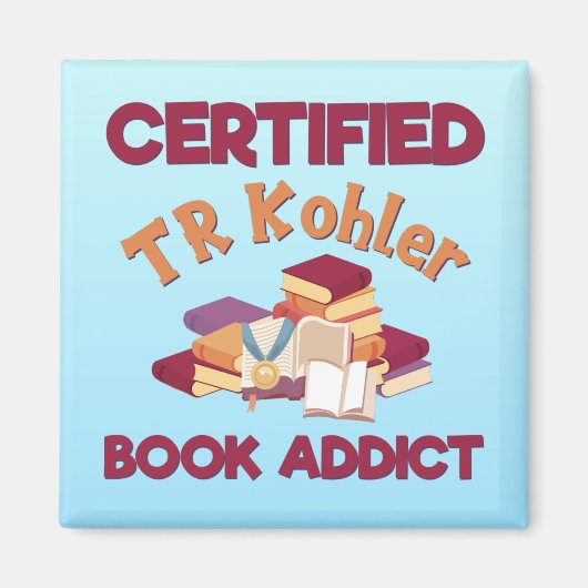 TR認定Kohler Book Addict マグネット (正面)