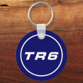 TR6 Schlüsselanhänger royal blue キーホルダー (正面)