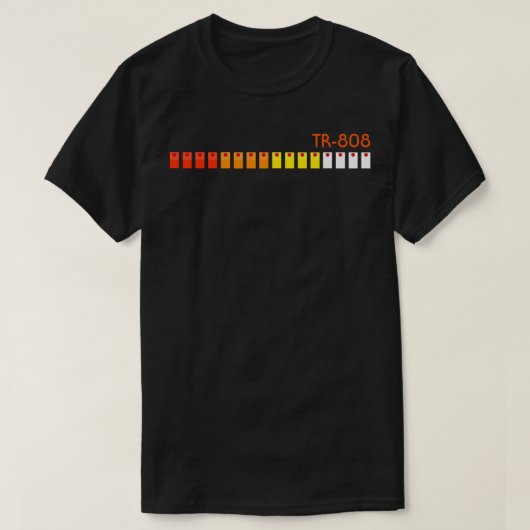 TR 808ローランド酸クラシックTシャツ Tシャツ (デザイン正面)