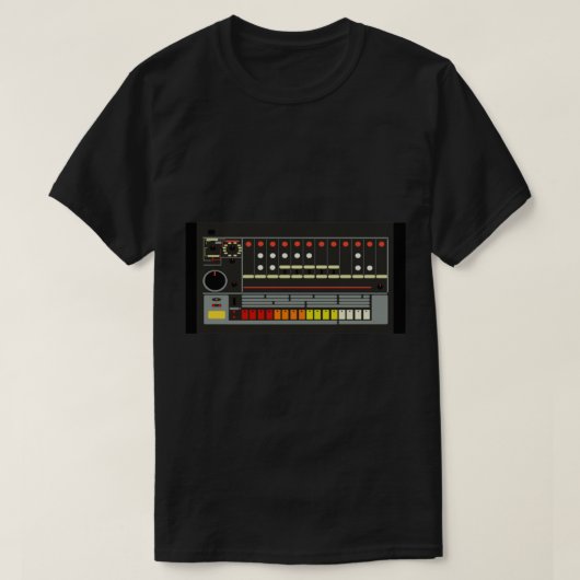TR-808 Drum Machine Classic T-Shirt Tシャツ (デザイン正面)