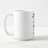 Trabajo duro コーヒーマグカップ (左)