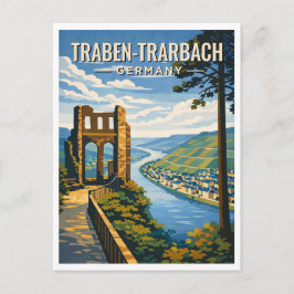 Traben-Trarbach Germany Vintage Travel Postcard ポストカード