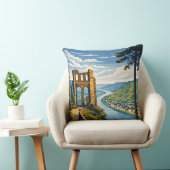 Traben-Trarbach Scenic Vintage Art  クッション (椅子)