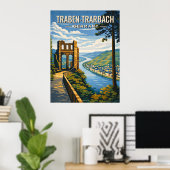 Traben-Trarbach Vintage Travel ポスター (ホームオフィス)