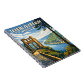 Traben-Trarbach Vintage Travel Art ノートブック (右側)