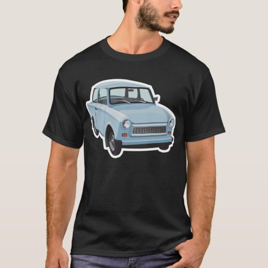 Trabi 601のイラストレーション tシャツ (正面)