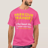 Traceur Trainer Definition Parkour Tシャツ (正面)