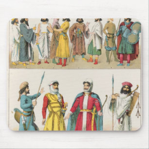 「Trachten der Voelker」のからのペルシャの服、1864年 マウスパッド