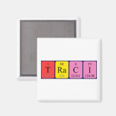 Traci周期表名磁石 マグネット (正面/裏面)