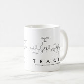 Tracieペプチド名mag コーヒーマグカップ (正面右)