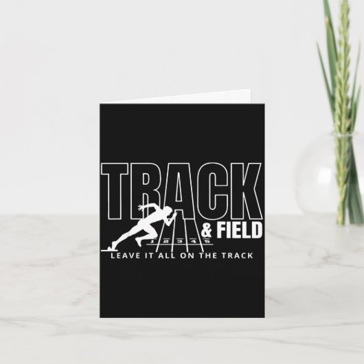 Track &amp; field let the games begin field trip カード (正面)
