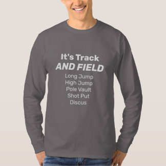 TRACK AND FIELD – 投擲機やジャンパもppl Tシャツ