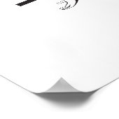 Track and Field Athlete Jumping High Jump ポスター (角)