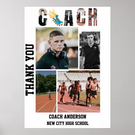 Track And Field Coach Senior Night Graduation  ポスター (正面)