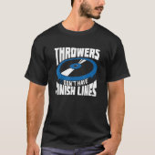 Track And Field Discus Throw Design for a Discus T Tシャツ (正面)